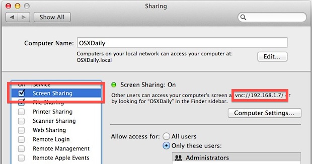 set up a mac for remote access